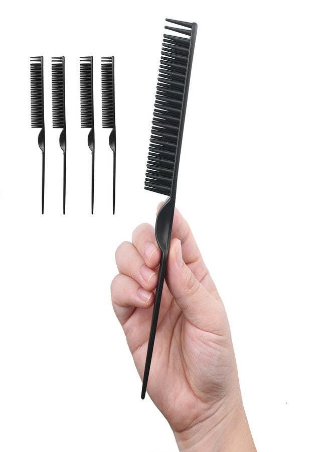 Harniruco 4 Pcs Curling Combs, 3 Rows of Toothed Styling Combs, Used for Combing, Separating and Shaping Curls - Image 1